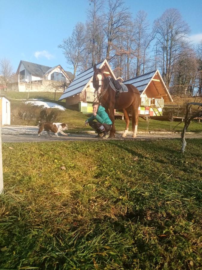 Apartma Pr' Vok Lesce  Exterior foto